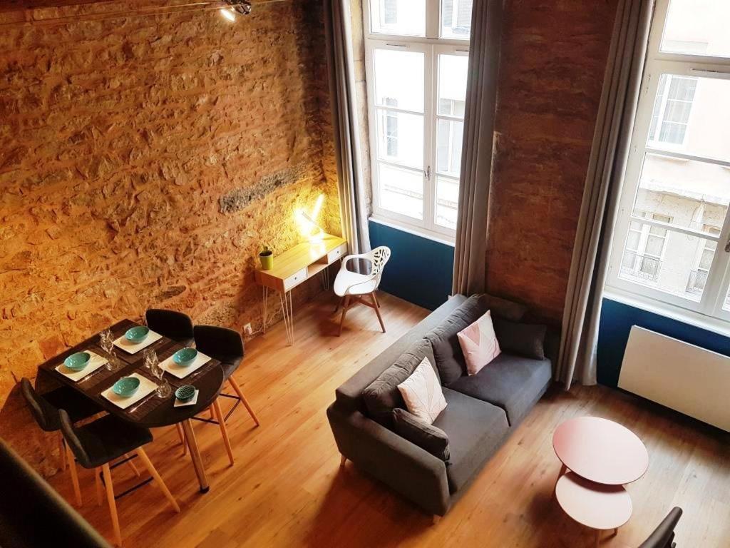 Charmant Appartement Style Canut Pentes Croix Rousse Lyon Dış mekan fotoğraf