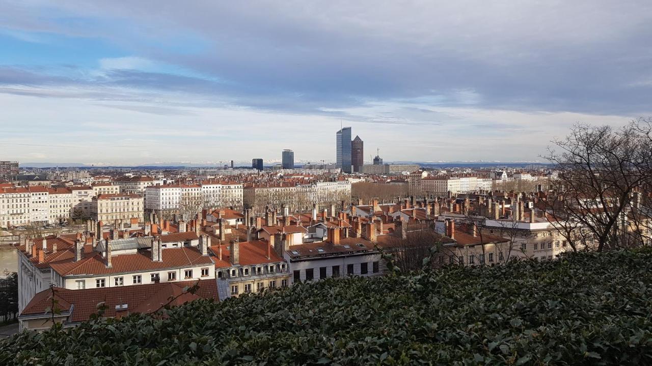 Charmant Appartement Style Canut Pentes Croix Rousse Lyon Dış mekan fotoğraf
