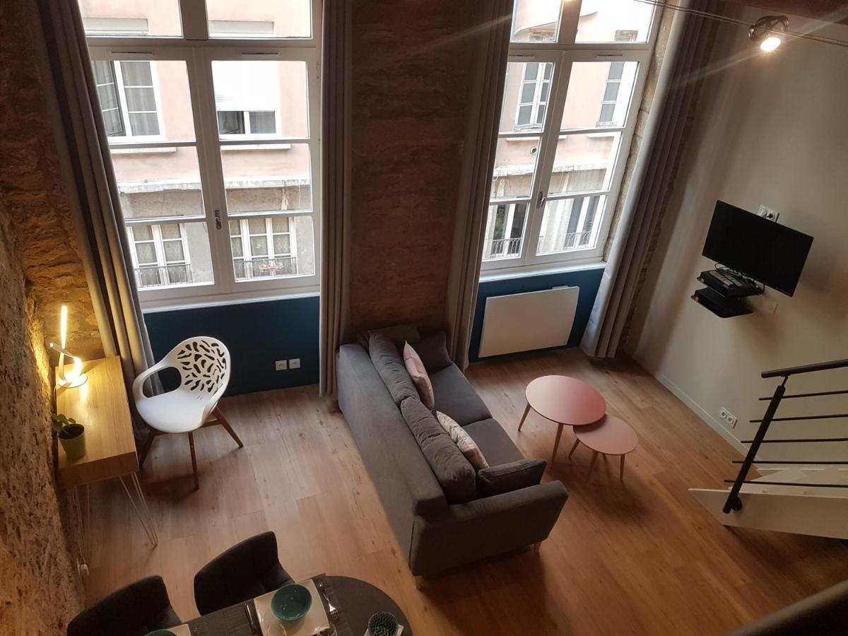 Charmant Appartement Style Canut Pentes Croix Rousse Lyon Dış mekan fotoğraf